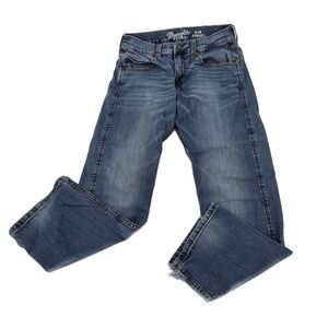 Wrangler Retro Jeans Slim Fit Denim Stretch Blue Western Cowboy Mens 30x30 Rodeo